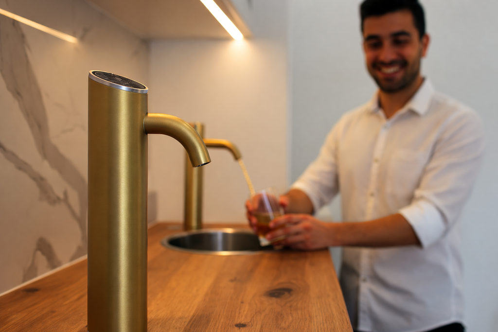 Barpoint BP1410 tap - brushed brass