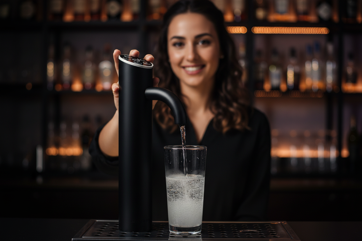 Barpoint hero image with bartender