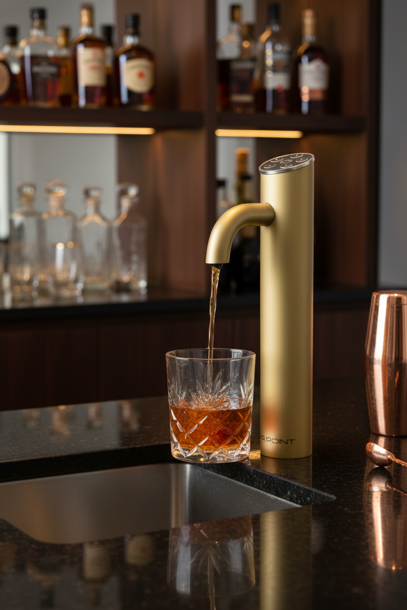 BP1410 brushed brass tap